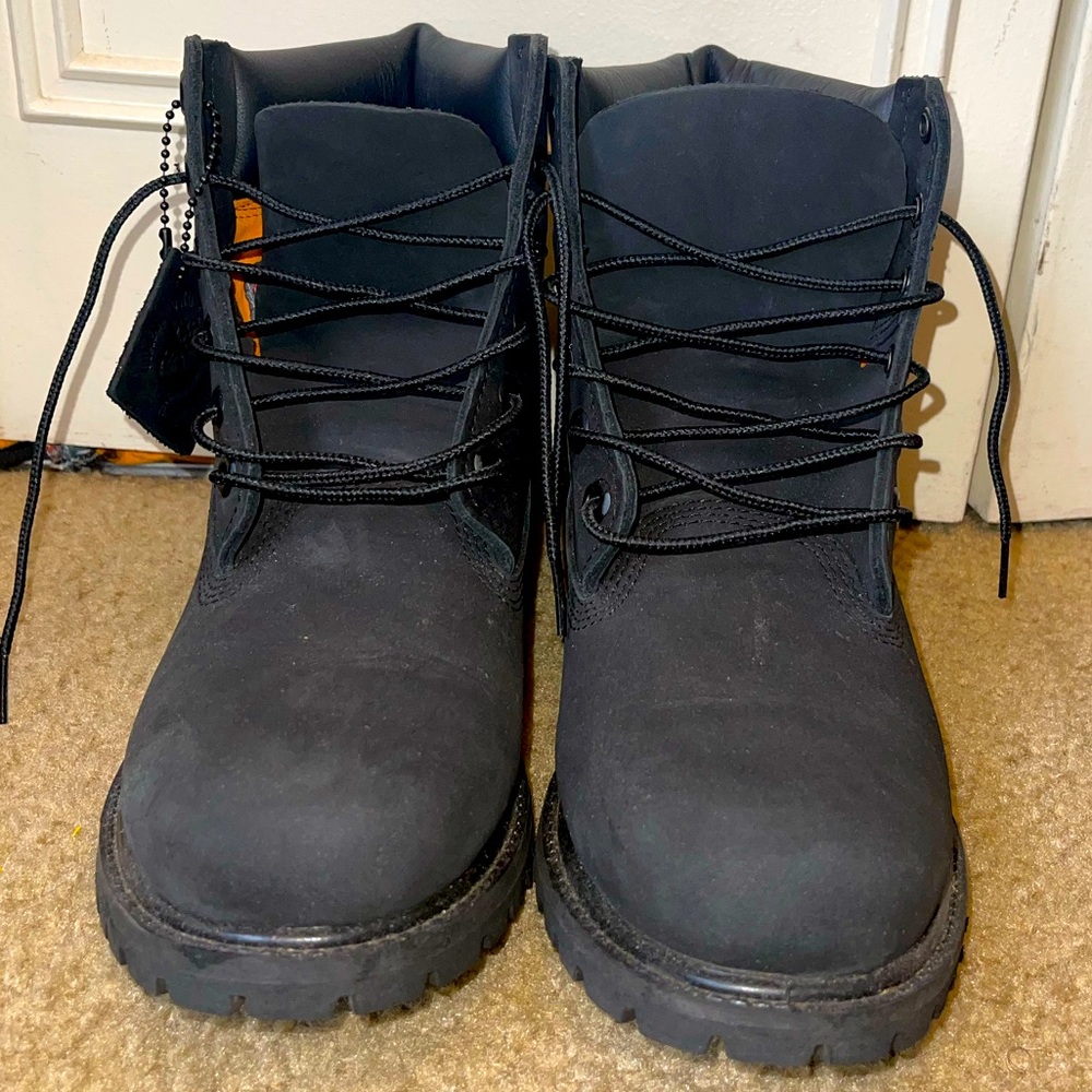 Women’s black Timberland Boots